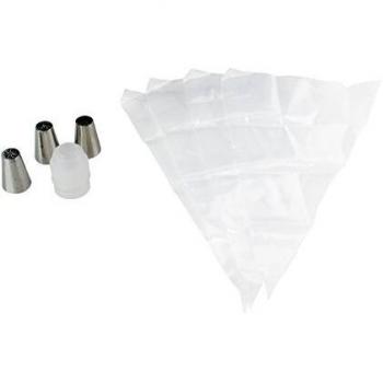 Kit de Poches à Douilles Jetables x4 et 3 Douilles Larges M18
