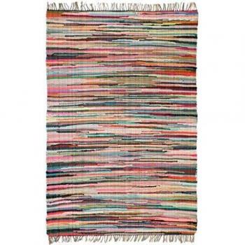 Tapis multicolore Vie XL Coton tissé