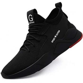 TQGold® Chaussures de chantier à embout acier, couleur noire, 47