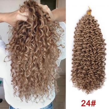 Extensions capillaires synthétiques brésiliennes ondulées 14 pouces