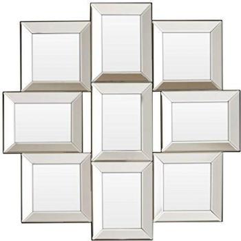 Premier Housewares Collage Picture Frame for 9 Photos, Silver