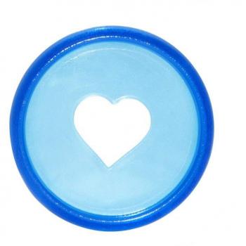 50 Pcs Colorful Heart Disc Binding Rings for Planner, 28mm