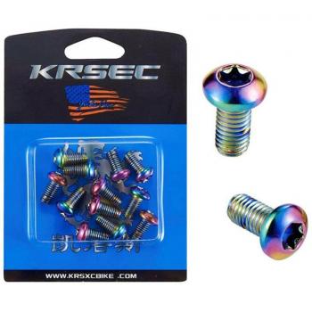 MTB Ultraleicht Bremsscheiben-Schraube Set – 12×M5x10 mm Titan‑Material