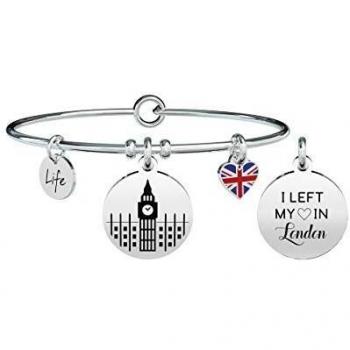 Anelli con cuore e scritte I Left My Heart in London