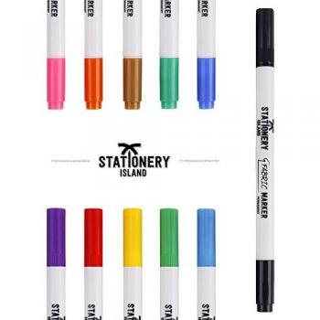 Kids' Clothing Art Pens, Multi-Colour Fabric Marker by Stationery Island
