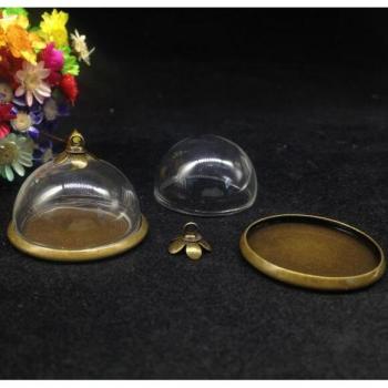 25mm Half Glass Dome Beads Set