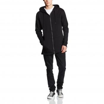 Urban Classics Men's Sweat Parka Sports Hoodie, Black, XL