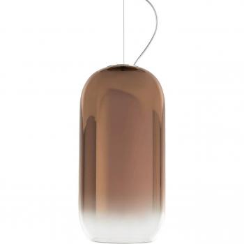 Lampada sospesa Gople Mini Artemide, bronzo/nero