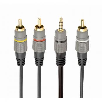 Cavo Audio Gembird 1,5m 3RCA da 3,5mm 4Pin