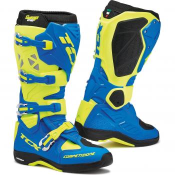 TCX Comp Evo 2 Motorrad‑Stiefel Michelin, Blau & Gelb, 42 EU