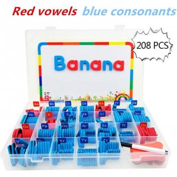 Refrigerator Learning Kit – 208 Upper & Lowercase Foam Magnets