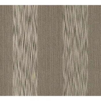 Papel pintado Vlies rayas irregulares gris claro y oscuro