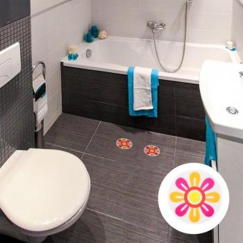 Cartoon Bathtub Ladder Adhesive Stickers (10 Pack)