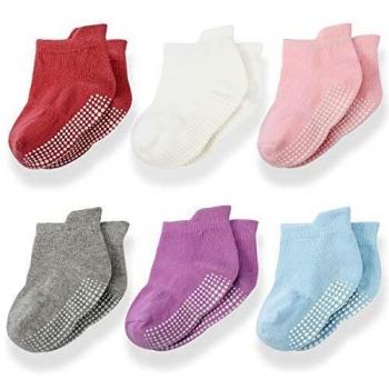 Calzini Colorati con Antiscivolo per Neonato