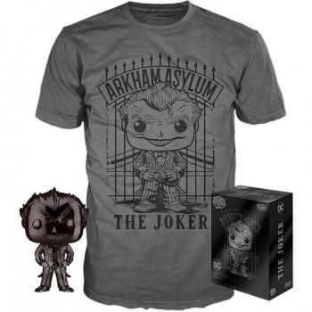 Dc Comics Pop! La Figurine Exclusive Du Joker Et Le T-shirt à Manches Courtes