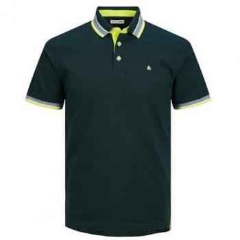 Jack & Jones Paulos Plus Size Poloshirt Neon Grün