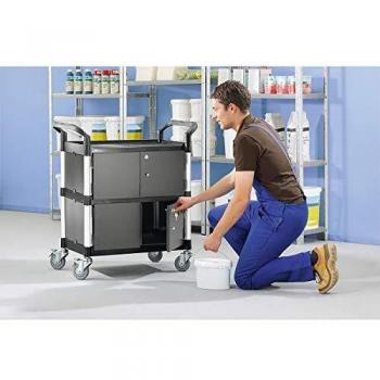 Chariot multi-usages avec panneaux métalliques