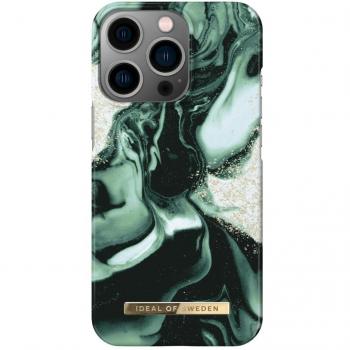 Custodia Rigida in Marmo d’Oro-Avorio per iPhone 13 Pro