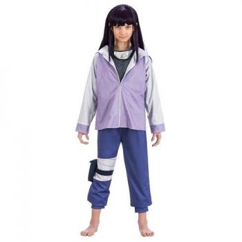 Hinata Uzumaki Kostüm für Mädchen Lila 152 Unisex Manga Cosplay