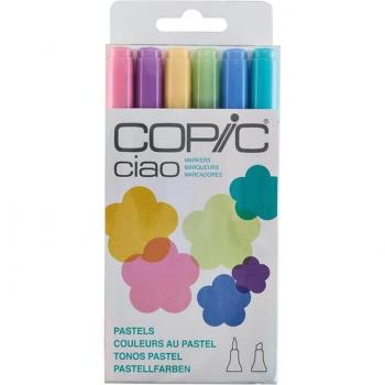 Copic Ciao 6 Pastel Markers Set