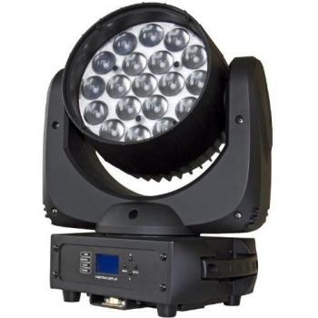 BT‑W19L10ZOOM Lyre Wash 19 LEDs Noir – Briteq