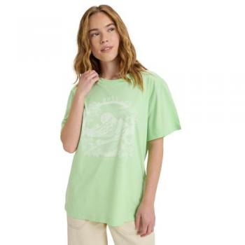 Roxy Langarm Shirt „Hangloose The Sky“ – Pistaziengrün – 100 % Baumwolle, Frauen, Size Small