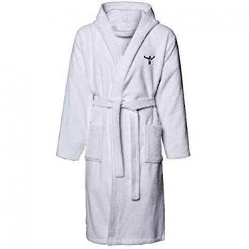 Chiemsee Unisex Bademantel, Baumwolle, Bright White