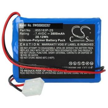 ECG‑600G Compatible 3800 mAh 7.4 V Li‑Polymer Power Cell