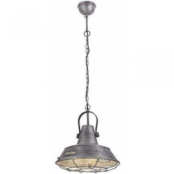 Lámpara colgante de metal Samia 1 luz E27 38 cm