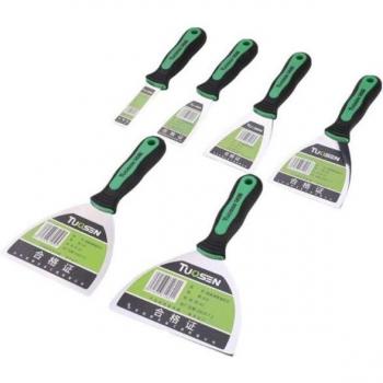 6-Piece Putty Scraper Set with Anti-Slip Grip