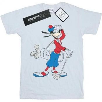 Goldenes Goofy-Golf T-Shirt für Damen – 2XL, weiß