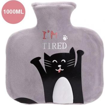 1000ml Cute Printed Rubber Warm Water Bag