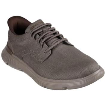 Garza Sneaker Slip‑In Skechers Taupe Escuro 42,5 Vegano – Clive Shoes