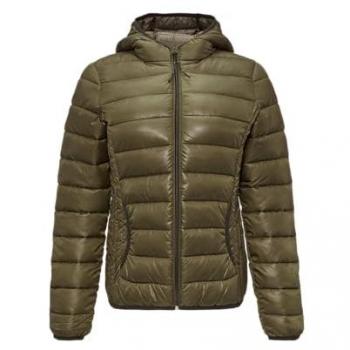 Figurbetonte Steppjacke mit Kapuze