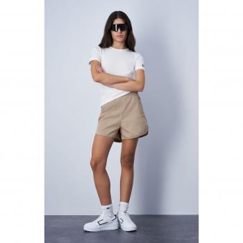Pantaloncini Elasticizzati di Cotone con Logo C