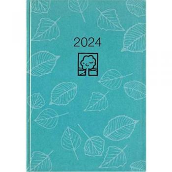 Büro-Tagebuch 2024 – Türkis, 102 mm × 142 mm, Einz