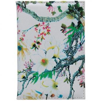 Floral Design PU Leather Travel Wallet