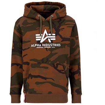 T-shirt à capuche homme Camouflage Enflammé