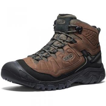 Keen Targhee IV Mid WP Herren Wanderschuhe 42,5 in Braun und Schwarz
