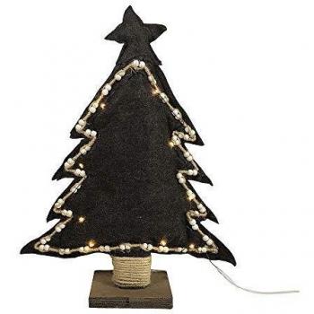 Zeitzone LED‑Tannenbaum (Schwarz) – 40 cm, Timer & Beleuchtung