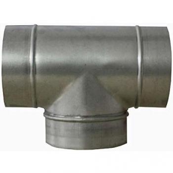 Té Unelvent 90° galva diamètre 250 mm