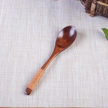 Handcrafted Lacquered Wooden Spoon
