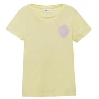 Glitzer‑Trend T-Shirt, kurzärmlig