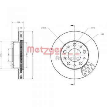 Brake Rotor 6110497 (Mtz)