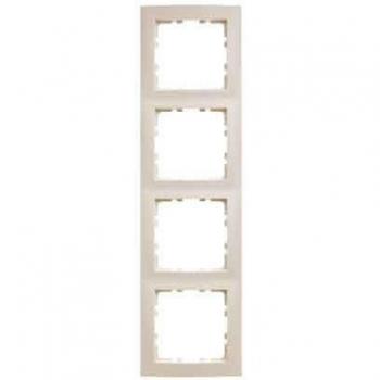 Berker Abdeckrahmen 4-fach S1 creme glänzend (10148982)