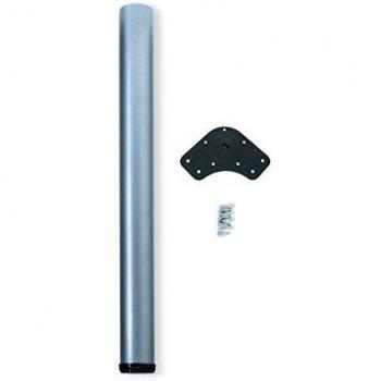 Pied de table en acier peint Ø60mm H870mm
