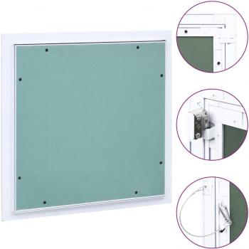 400x400 mm Access Panel with Aluminium Frame and Plasterboard, Vidaxl