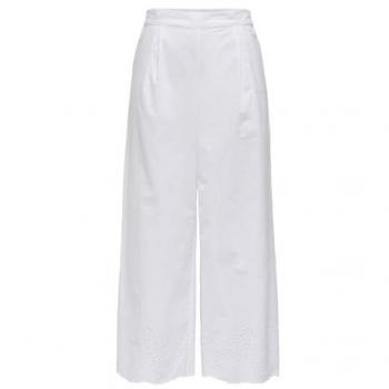 PANTALÓN LARGO 'ROXANNE' BLANCO DE ONLY