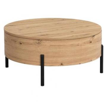 Table basse contemporaine avec rangement intégré