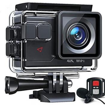 AC700 4K ActionCam – Wasserdicht bis 40 m, 2.0 LCD & Fernbedienung
